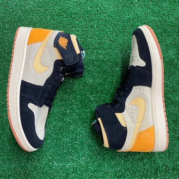 Nike Air Jordan 1 Zoom CMFT Mens Sportswear Shoes Tan DV1307-100 VNDS Size 9